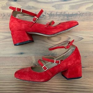 Chinese Laundry Red Mary Janes